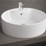LAVABO DƯƠNG TRÒN CÓ LỖ VÒI – LD04