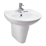 LAVABO TREO TƯỜNG LT35LLT + CHÂN TREO PT3500T